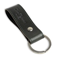 [Dom Teporna] Italy Genuine Leather Key Ring - Italian Leather Keychain Belt with Charm