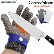 ANSI A9 Cut Resistant Glove, Food Grade Stainless Steel wire Mesh Metal Gloves, Knife Cutting Gloves