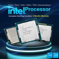 Pre-Own Processors INTEL Core i5 / i3 - 2nd 3rd 4th 6th and 9th Gen