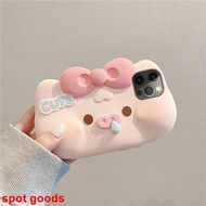 Bow black shark 4spro mobile phone case 5rs snot 3 piggy cute 4s cartoon pig silicone soft shell doll p