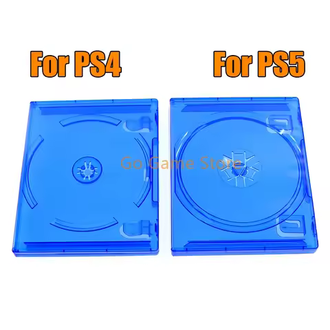 1pc For PS4 PS5 CD Game case protective box for Paystation 4 5 game disk cover case CD DVD Discs Sto