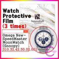 Protection Films for Omega SpeedMaster MoonWatch Snoopy (3 sheets) 310.32.42.50.02.001 / Scratch &amp; Contamination Prevention Stickers Film / watch care