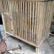 kandang ayam Bangkok murah berkualitas bambu kayu
