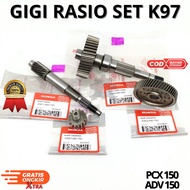 Honda K97 Gear Ratio Set PCX 150 ADV 150 Gear Axle Gearbox Original Quality AHM