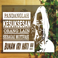 Sticker Cutting Mobil Tulisan Kaca Bodi Pintu Samping Bemper Kesuksesan Orang Lain pick up canter