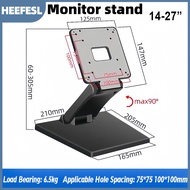 HEEFESL Monitor Stand Universal Bracket | 14-27 inch PC Monitor Telescopic Bracket Computer Stand