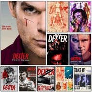 Tv Series "Dexter" Poster Print, Modern Wall Art, Living Room, Bedroom, Dining Room, Bar, Cafe, Home