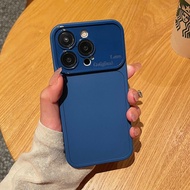 Soft Case Silikon Macaron Lens Original Big Window Jendela Besar With Ring Lensa Kamera Untuk Iphone