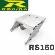 MONORACK ADJUSTABLE REAR RACK MONORACK HONDA RS150 V1 V2 ORIGINAL RAPIDO STAINLESS STEEL ACCESSORIES