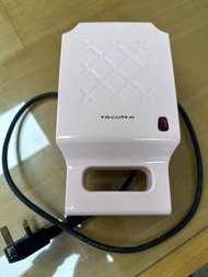 【Recolte 日系三文治機 / 早餐機】粉紅色｜約8成新 💗