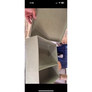 13x13x4 inches hard box