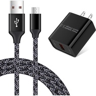 Quick Charge 3.0 Fast Charging Block Wall Charger with 3ft Micro USB Cable Android Fast Charger for 