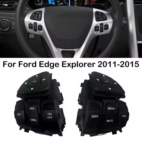 For Ford Edge 2011-2015 Explorer 2011-2018 Steering Wheel Cruise Speed Radio Control Switch Multifun