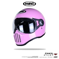 HBC Cakil Pilot Solid SNI Original - Retro Helmet