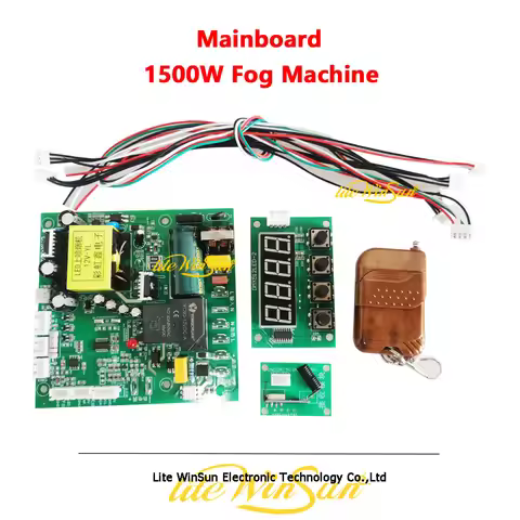 1500W 3000W Stage Fog Machine Motherboard DMX LED Wireless Control CPU