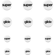 Pulsar Superglide Universal Dot 6mm + 9mm 12pcs Glass Mouse Skates CONTROL / SPEED