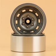 8PCS 1.9 Metal Beadlock Wheel Hub Rim for 1/10 RC Crawler Axial SCX10 90046 AXI03007 TRX4 D902