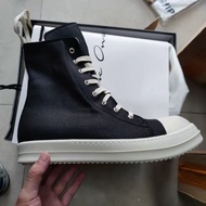 Rick Original Shoes Black Thick Bottom Increase Owens Mens Canvas