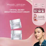 [BRAND DAY SALE] Wardah Crystal Secret Night Moisturizer with Peptide & Niacinamide 30g
