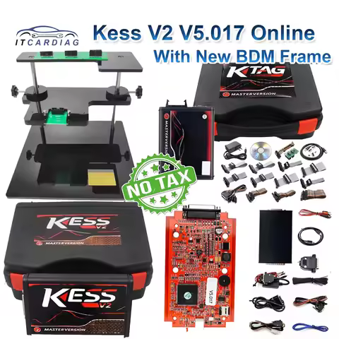 For Ktag V7.020 KESS V2.8 V2 V5.017 BDM Frame Works BDM ECU Chip Programmer EU Red Online Unlimited 