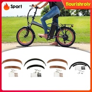 [Flourish] Folding Bike Mudguard Front &amp; Rear Fenders Mud Guard for Bike Riding Outdoor