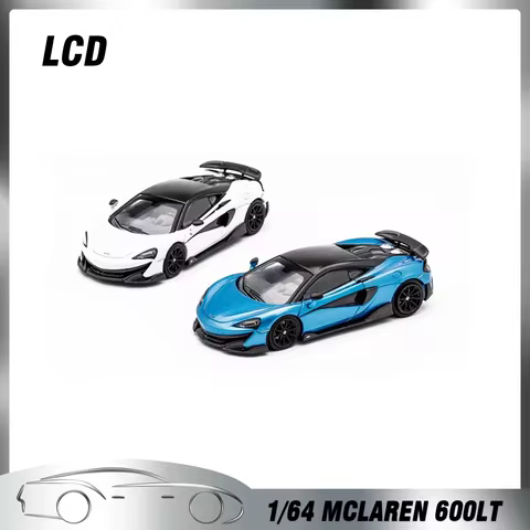 PreSales LCD 1:64 McLaren 600LT Alloy Model Toys Racing Cars Diecast Collection Toys for Christmas B