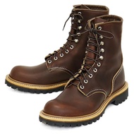 Red Wing 4585 8-Inch Logger Boots - Briar Oil Slick Finish