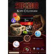 Superior Kopi-O Lohan 🌱 Hijrah Monkfruit Lohan 🌱 Coffee Mixture Bags 🌱 8 Sachets@14g x 3 packs - Pro