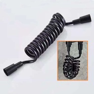 1.5/2/3/5/8m Black Spring Flexible Retractable Hose For Shower Head Toilet Bidet Shower Water Pipe W