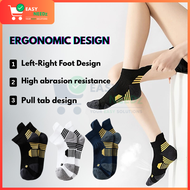 [Premium] Ergonomic Sport Socks (Stokin Sukan) Anti-Slip Breathable For Running  Badminton  Gym