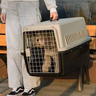 Traveling Pet Dog Cat Cage Travel Box Cage Carrier for Dog Cat Travel Cage  Random