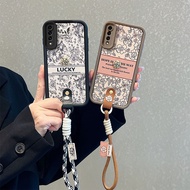 Casing Samsung A50 Casing Samsung A50s Casing Samsung A30s Casing with a Bracelet Flower Pattern Cas