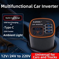 JOYCS | DC to AC Car Inverter 12V 24V to 220V Power Adapter