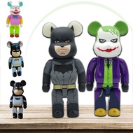 28CM Bearbrick Building Blocks Bear Toy Action Figure Batman Joker Krusty Clown Kids Adult Collectible Model