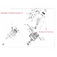 Motorcycle Exhaust Pipe Muffler Silencer Guard Deco Tail Cover For CFMOTO 700CLX 700CL-X CF700CLX CF