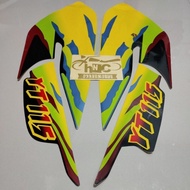 YAMAHA YT 115 YT115 STRIPING STICKER LIST