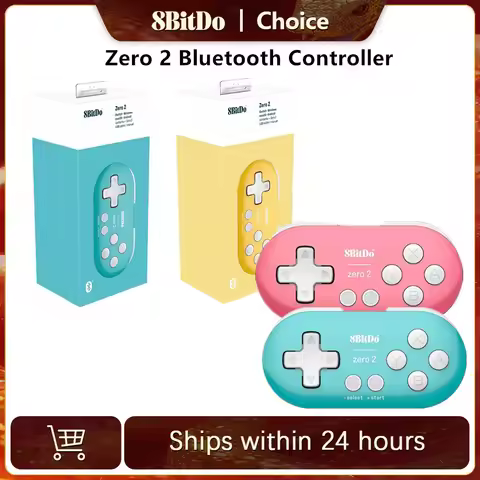 8BitDo Zero 2 Bluetooth Gamepad Switch Controller Compatible for Nintendo Switch Windows Android mac