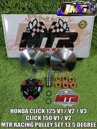 HONDA CLICK 125i v1/v2/v3 / CLICK 150i v1/v2 MTR RACING PULLEY SET 13.5 DEGREE