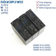 20Pcs/lot 100% Original new G5NB-1A-E-5V G5NB-1A-E-12V G5NB-1A-E-24V G5NB-1A-E G5NB-1A-E 5V 12V 24V 