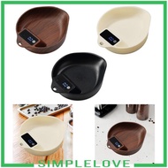 [Simple] Coffee Bean Scale, Weighing Tool, 0.3g to 999g, Rechargeable Baking Scale,
