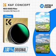 KNF Concept 77mm ND3-1000 Variable Filter ND Nano-D K&F Concept Lens Filter