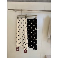 WG.WE 8649 polka dot silk skirt - S0346