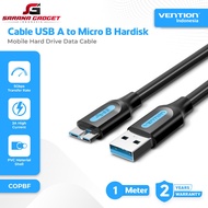 VENTION COPBF Kabel USB A 3.0 Male to USB Micro B 1M 1 Meter Harddisk SSD HDD Hard Disk External Cab