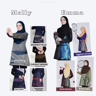 Muslimah Jersey Tshirt Humaira Molly & Emma | Humaira Design | Ironless microfiber jersey