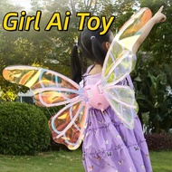 [Children Gifts]Ai Doll Toy Girl - LED Light-Up Moving Butterfly Fairy Wings -Magical Costume Access