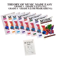 Theory of Music Made Easy Grade 1 - Grade 8 / Theory Book / Theory Workbook / Music Book