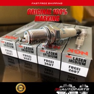 [Made in Japan] Genuine Laser Iridium Spark Plugs FR6EI (4pcs) For Proton Inspira Mitsubishi ASX Lan