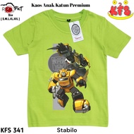 TRANSFORMERS Transformers Bumblebee Robot Boys T-Shirt Ages 1-10 Years KFS 341