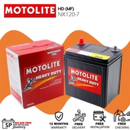 [ NX120-7 | NX120-7L | D31R | D31L ] Motolite Heavy Duty MF | Car Battery Bateri Kereta| Toyota Hilu