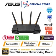 ASUS TUF-AX4200 WIFI 6 AX4200 TUF GAMING WIRELESS ROUTER DUAL BAND GAME BOOSTER STRONG COVERAGE, EXTENDABLE ROUTER